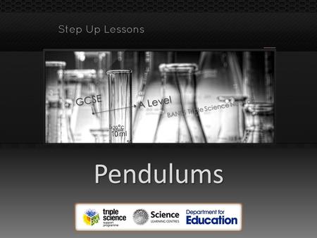 Pendulums. Starter What is the equation that links time period, T, and frequency, f? T = 1 /f or f = 1 / T What affects the frequency of a simple pendulum?