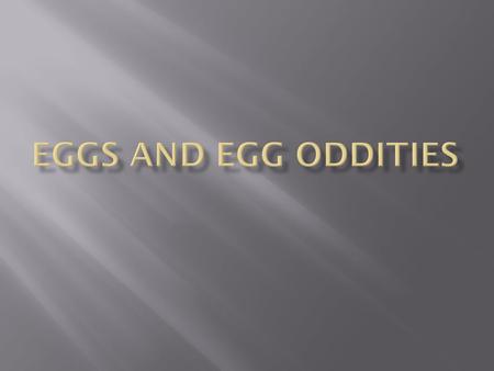Fried, scrambled, boiled, poached, or raw, eggs are eaten and enjoyed by almost everyone. Used in deserts, breads, and all sorts of recipes these little.
