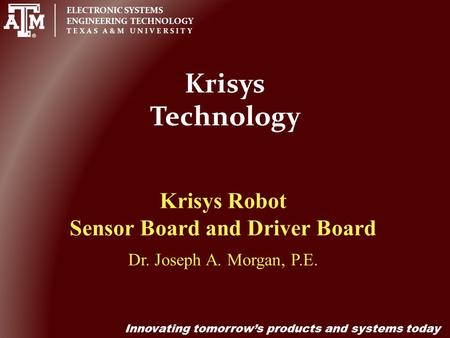 Sensor Board and Driver Board