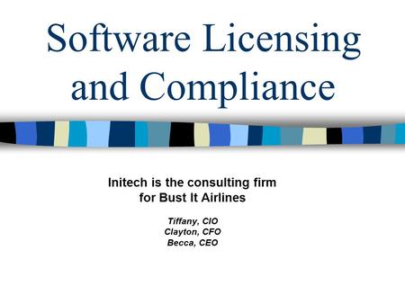Software Licensing and Compliance