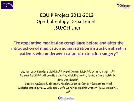 “Postoperative medication compliance before and after the introduction of medication administration instruction sheet in patients who underwent cataract.