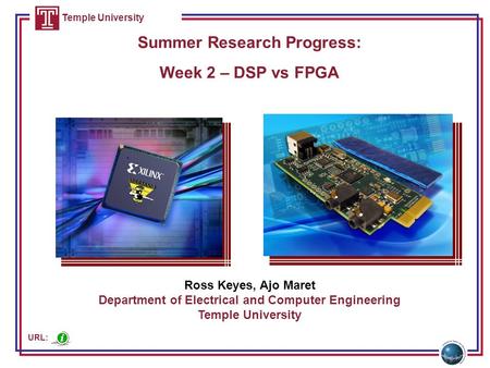 Summer Research Progress: Week 2 – DSP vs FPGA