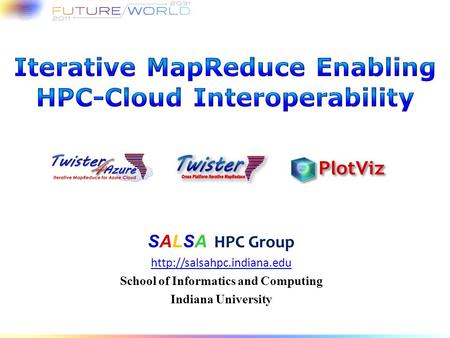 Iterative MapReduce Enabling HPC-Cloud Interoperability