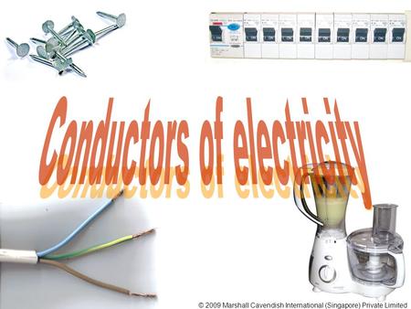 Conductors of electricity
