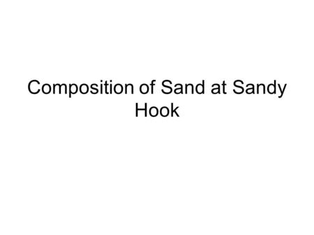 Composition of Sand at Sandy Hook. What is Refractive Index? Refractive Index (RI) is the ratio of the speed of light in a vacuum compared to the speed.