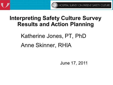Interpreting Safety Culture Survey Results and Action Planning