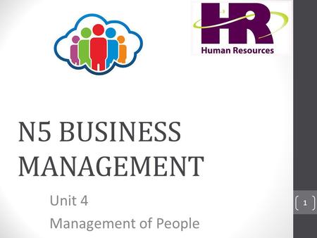 Unit 4 Management of People