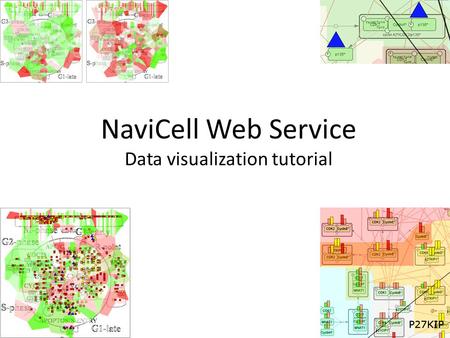 NaviCell Web Service Data visualization tutorial.
