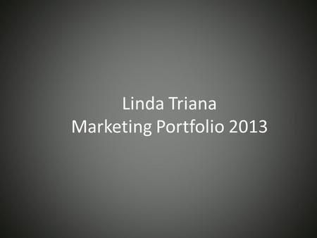 Linda Triana Marketing Portfolio 2013. Direct Email Samples Sample #1: – Project lead for Western Digital Marketing Communications Department. This is.