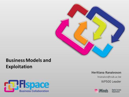 Business Models and Exploitation Heritiana Ranaivoson WP500 Leader.