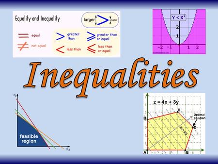 Inequalities.