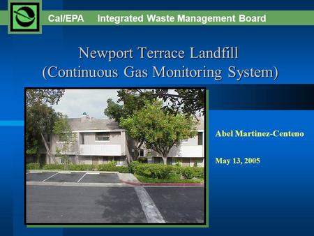 Newport Terrace Landfill (Continuous Gas Monitoring System)
