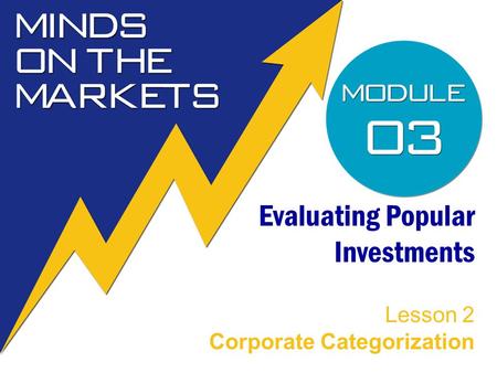 Evaluating Popular Investments Lesson 2 Corporate Categorization.