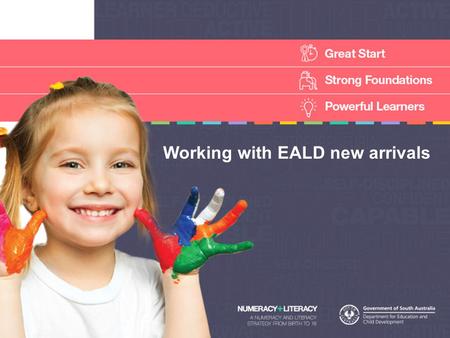 Working with EALD new arrivals. Count me in!  A resource to support EALD students with refugee experience in schools Policies, procedures and guidelines.