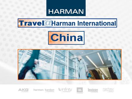 Harman China Travel Policy