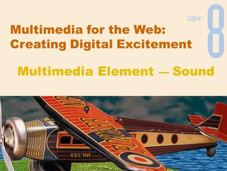 Multimedia for the Web: Creating Digital Excitement Multimedia Element — Sound.