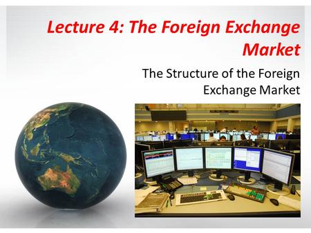 structure of forex market ppt