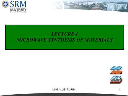 MICROWAVE SYNTHESIS OF MATERIALS