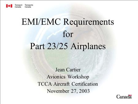 TCCA Aircraft Certification
