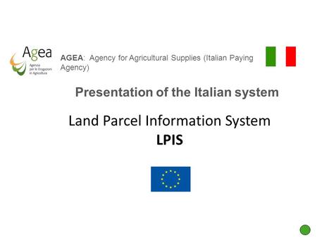 Presentation of the Italian system