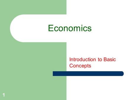 Introduction to Basic Concepts