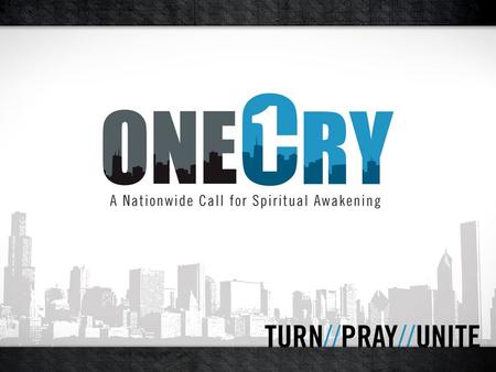 Why One Cry Now? The stagnant spirituality inside our churches is the greatest challenge we face in transforming our communities for Christ.