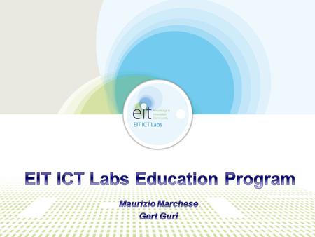 EIT ICT Labs  ICT innovation is driving transformations in society to improve quality of life  Rapid disruptive ICT innovation is a key driver in the.