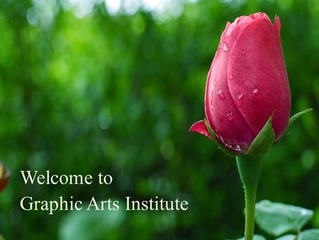 Welcome to Graphic Arts Institute. Subject: Ink & Paper Subject Code: 9555 Md. Ataur Rahman Instructor (Design & Printing) M.CSE, B.CSE.
