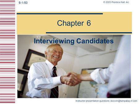 Interviewing Candidates
