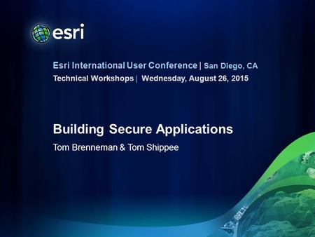 Building Secure Applications