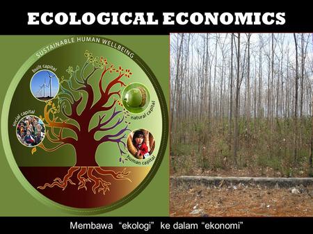 ECOLOGICAL ECONOMICS Membawa “ekologi” ke dalam “ekonomi”