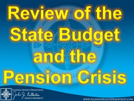 Points of Discussion 1.How the state budget works 2.Where we spend money 3.The rising costs of non-discretionary spending such as Medicaid and Pensions.