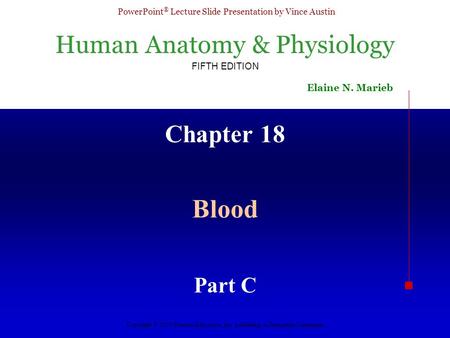 Chapter 18 Blood Part C.