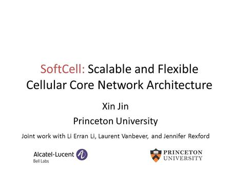 Cellular Core Network Architecture