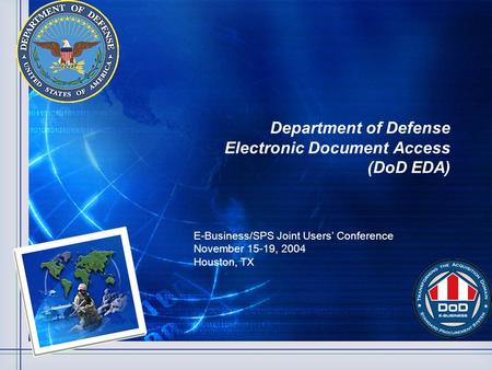 Department of Defense Electronic Document Access (DoD EDA)
