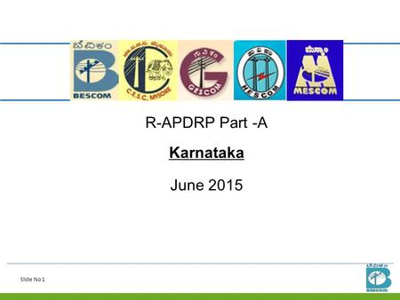1 R-APDRP Part -A Karnataka June 2015.