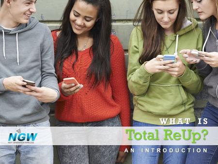 Total ReUp is an innovative all-in- one platform for prepaid wireless dealers. With Total ReUp, wireless dealers can handle all aspects of their business.