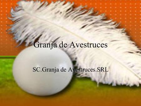 Granja de Avestruces SC.Granja de Avestruces.SRL.