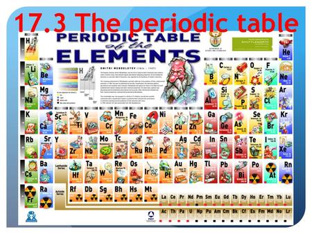 17.3 The periodic table. Warm up What is the atomic number and the atomic mass of Silicon? Calculate the number of protons, electrons and neutrons in.