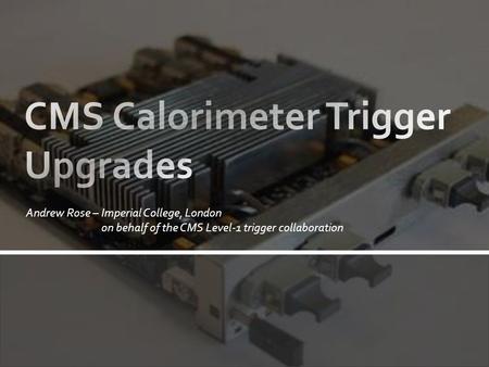 CMS Calorimeter Trigger Upgrades