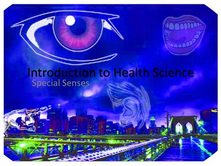 Introduction to Health Science Special Senses. Description of the Special Senses Smell Smell – Smell occurs when specialized cells in the nose (chemoreceptors)