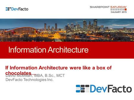 If Information Architecture were like a box of chocolates…