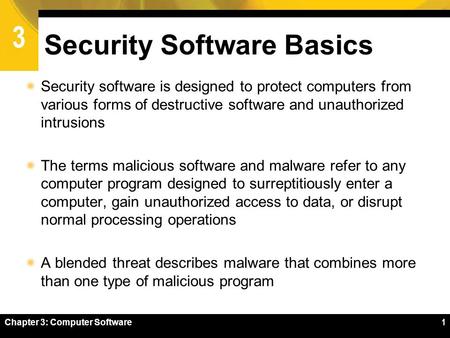 Security Software Basics