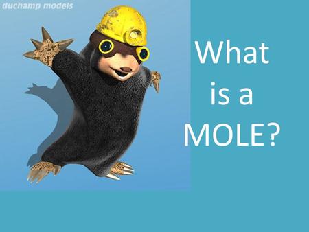 What is a MOLE?. There are 12 items in a dozen There are 144 items in a gross of any substance.