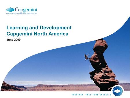 Learning and Development Capgemini North America June 2009.