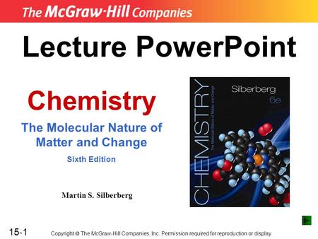 The Molecular Nature of Matter and Change