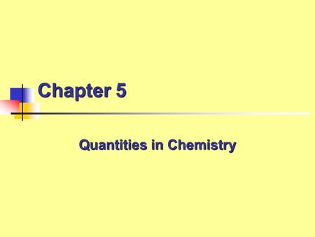 Chapter 5 Quantities in Chemistry Malone and Dolter - Basic Concepts of Chemistry 9e2 Setting the Stage - Bioavailability of Nitrogen Plants need nitrogen.