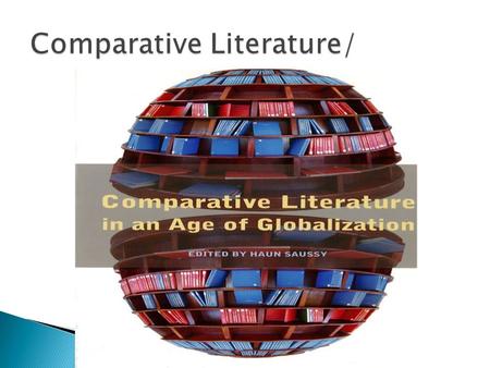 Comparative Literature/