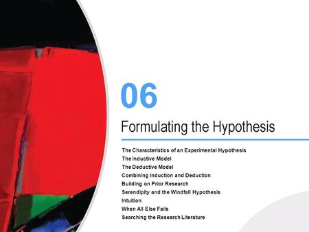 The Characteristics of an Experimental Hypothesis