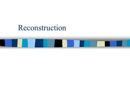 Reconstruction. Starter n Jim Crow laws, which were passed in Southern states following Reconstruction, were intended to –A. support the goals of the.